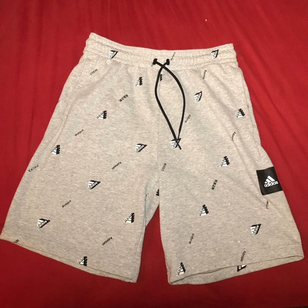 Adidas Logo Cotton Comfort Shorts